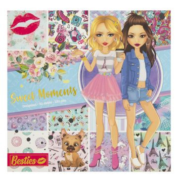 Besties: Sweet Moments mintás színes lapok - 25 x 25 cm Besties: Sweet Moments mintás színes lapok - 25 x 25 cm