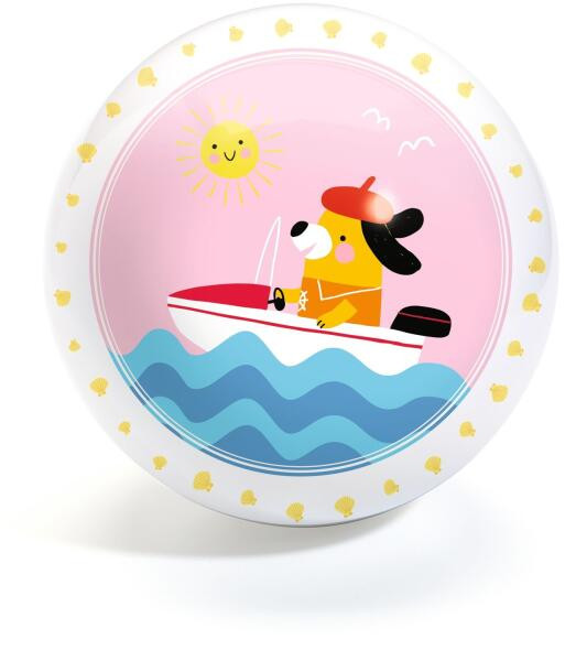 Djeco Gumilabda, Ø 12 cm - Vitorláshajós - Love boat ball