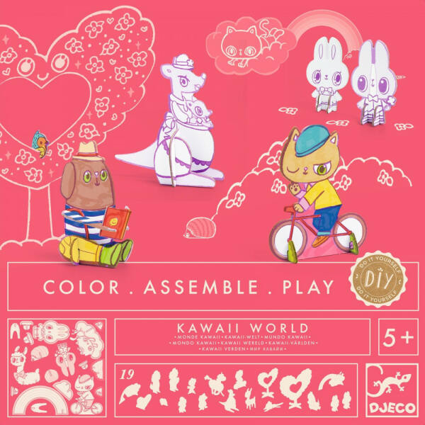 Djeco Csináld magad - Cukiföld lakói - Kawaii world