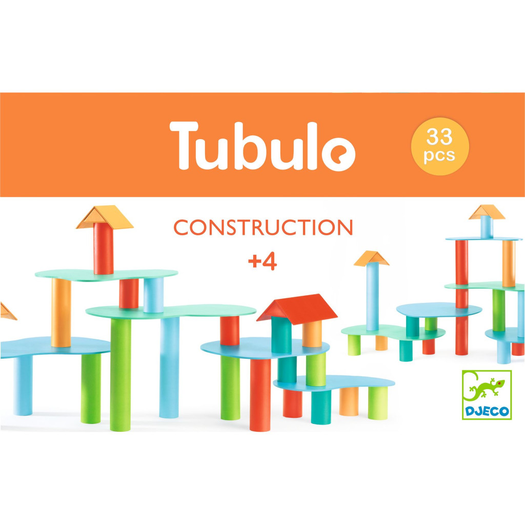 Djeco Építőjáték - Csőváz-ház - Tubulo Djeco Építőjáték - Csőváz-ház - Tubulo