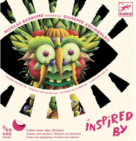 Djeco Művészeti műhely - Tavaszi zöldségek - Inspired by Giuseppe Arcimboldo - Spring Vegetables Djeco Művészeti műhely - Tavaszi zöldségek - Inspired by Giuseppe Arcimboldo - Spring Vegetables