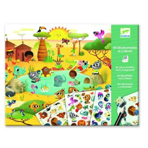 Djeco Satírozó képkészítő - Tájak - Savannah, desert, and North Pole: time for fun! Djeco Satírozó képkészítő - Tájak - Savannah, desert, and North Pole: time for fun!